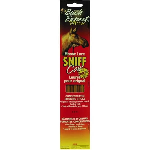 Buck Expert Minerals and attractants Sniff Cow Concentrated Smoking Sticks for Moose