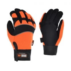 10/4 Job Gloves and mittens 24-806 Fake Leather Gloves