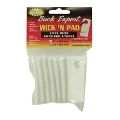 Buck Expert Minerals and attractants Set of 8 Wick'n Pad Scent Wicks