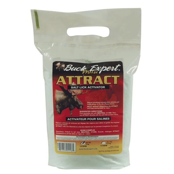 Buck Expert Minerals and attractants Attract Salt Lick Activator Moose
