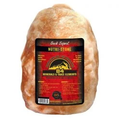 Buck Expert Minerals and attractants Pink Himalayan Salt Rock With Flat Base